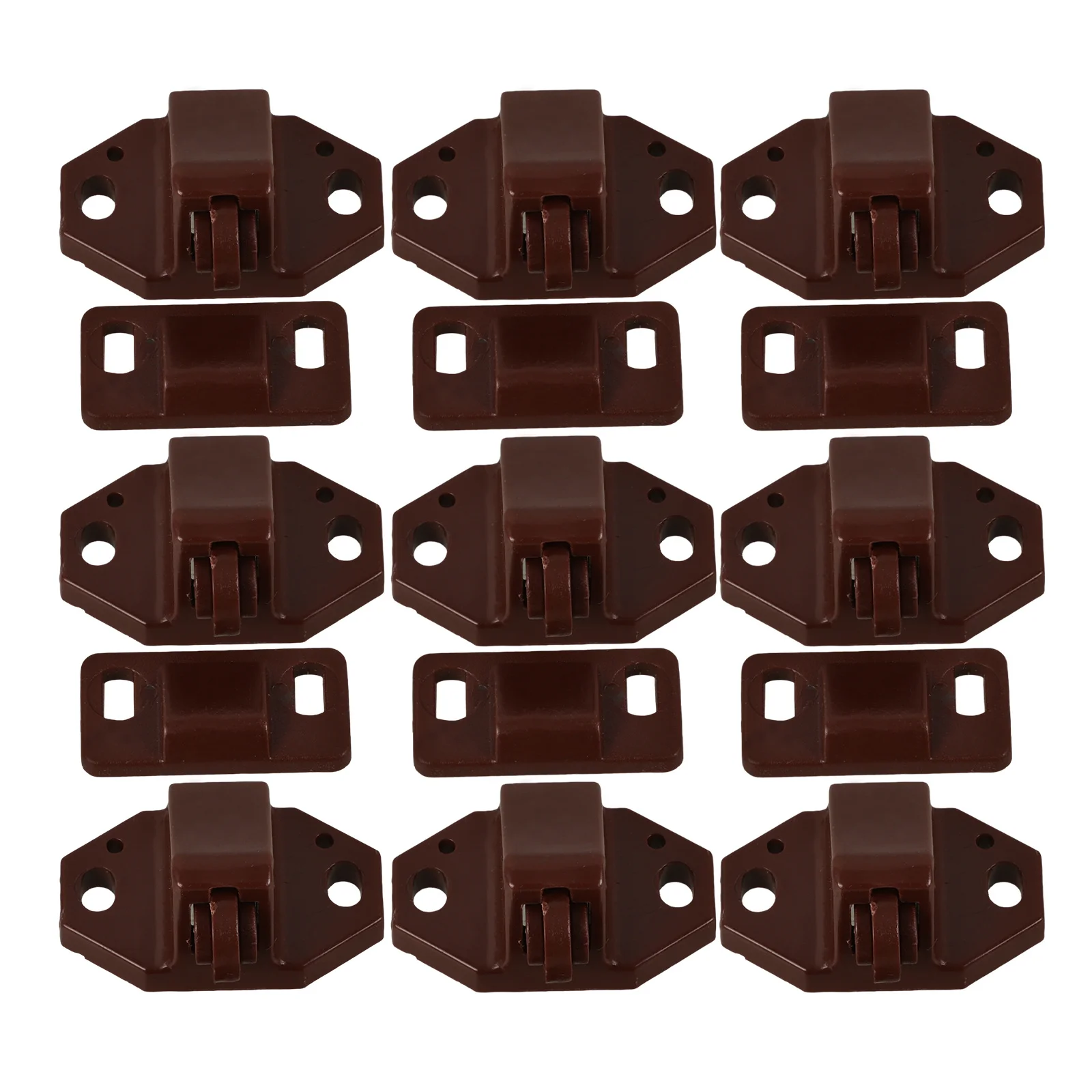 20Pcs Cabinet Door Ball Catch Heavy Duty Plastic Furniture Lock Latch for Cupboard Closet Interior Doors Durable Reliable
