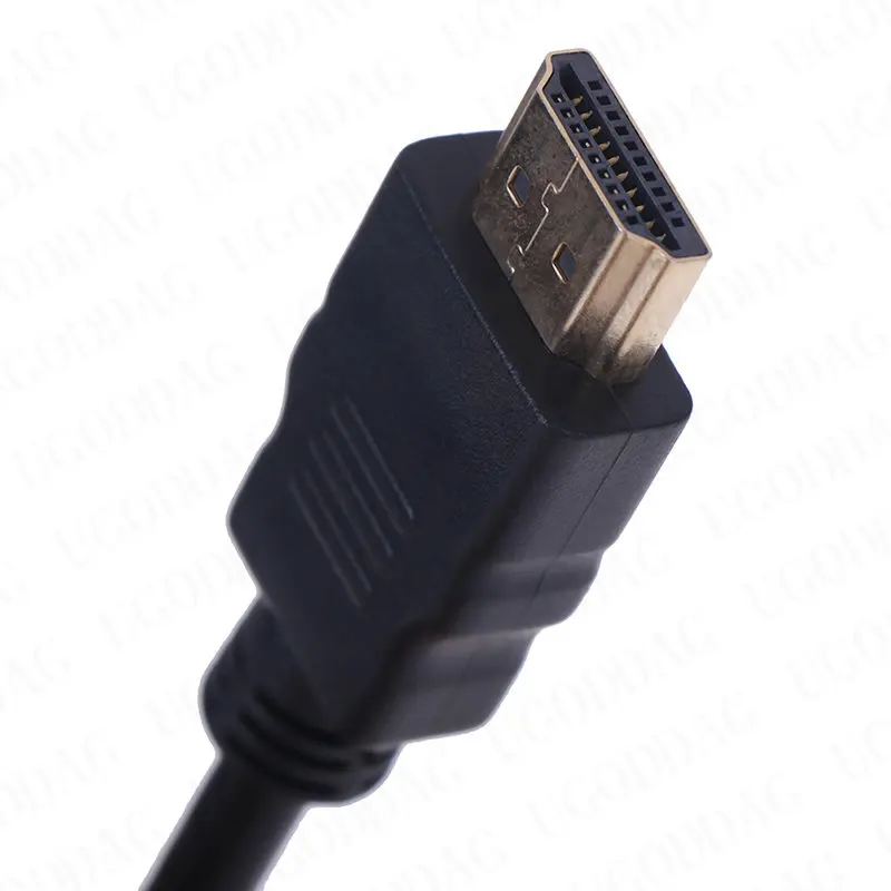 1 szt. Kabel rozszerzenie męskie i żeńskie 15cm/30cm/100cm HDMI-compatibale przedłużacz ochronny HDMI-compatibale