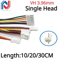 5Pcs/lot JST VH3.96 VH 3.96mm Female Housing Plug Connector Wire Cable 2 3 4 5 6 7 8 9 10Pin 22AWG Wire 10 20 30cm Length
