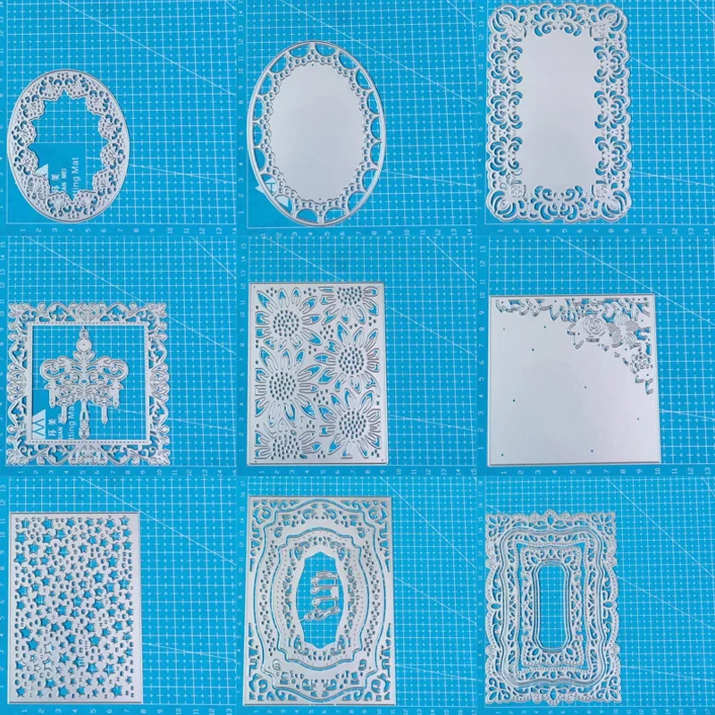 Background frame Metal Cutting Dies Stencils For DIY Scrapbooking Decorative Embossing Handcraft Die Cutting Template Mold