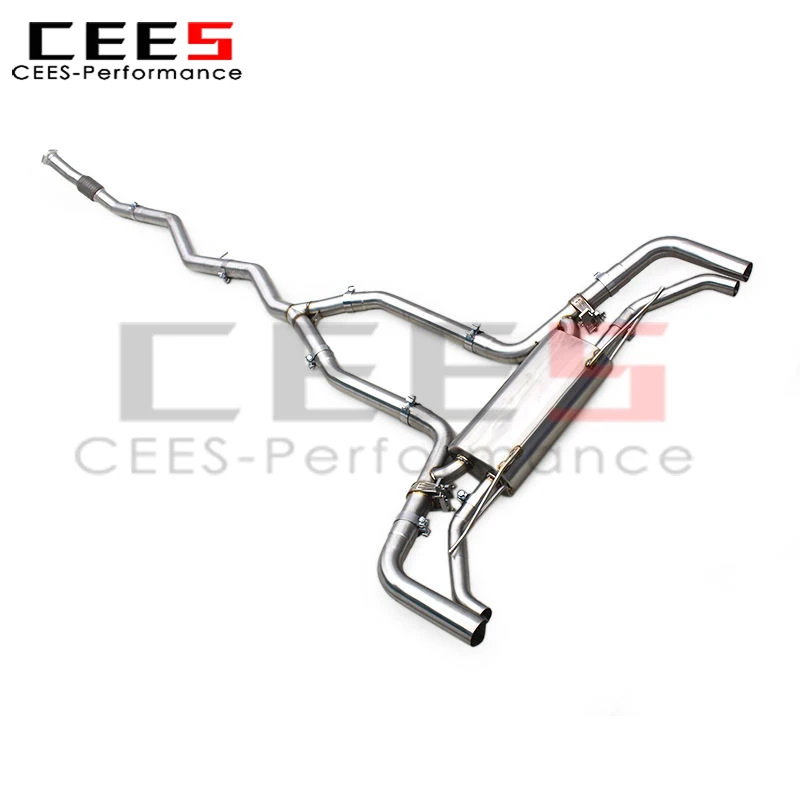 CEES Catback Exhaust Pipes for Mercedes-Benz GLE53 AMG W167 3.0T 2020-2024 Racing Stainless Steel Valve Exhaust Pipe System