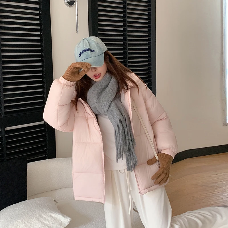 

Парки женские удлиненные осенние льняные подкладки матовые однобортные абрикосовые с рюшами и двусторонними клапанами с карманами многослойные литературные милые однотонные парки