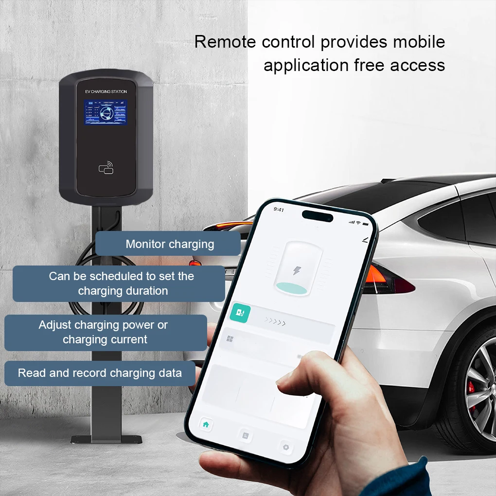 شاحن EV من النوع 2 32A Wallbox Wallbox EV محطة شحن محطة شحن آمنة وموثوقة