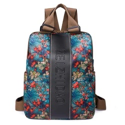 Fashion Designer Backpacks Female Canvas Bagpack Women Large Travel Bags School Backpack For College Students Shoulder Bag Sac