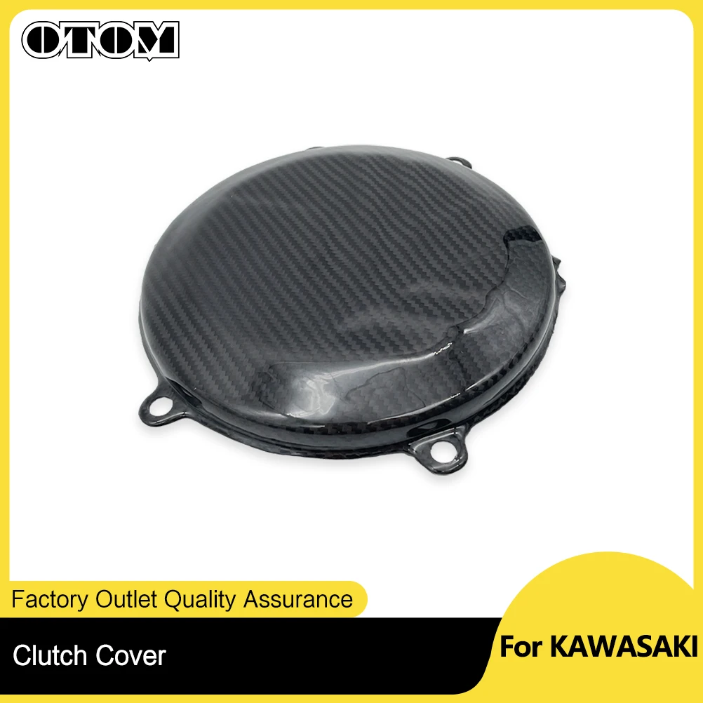 

For KX450F 2016-2018 Motorcycle Clutch Cover KAWASAKI Dirty Bike Carbon Fiber Engine Clutch Guard
