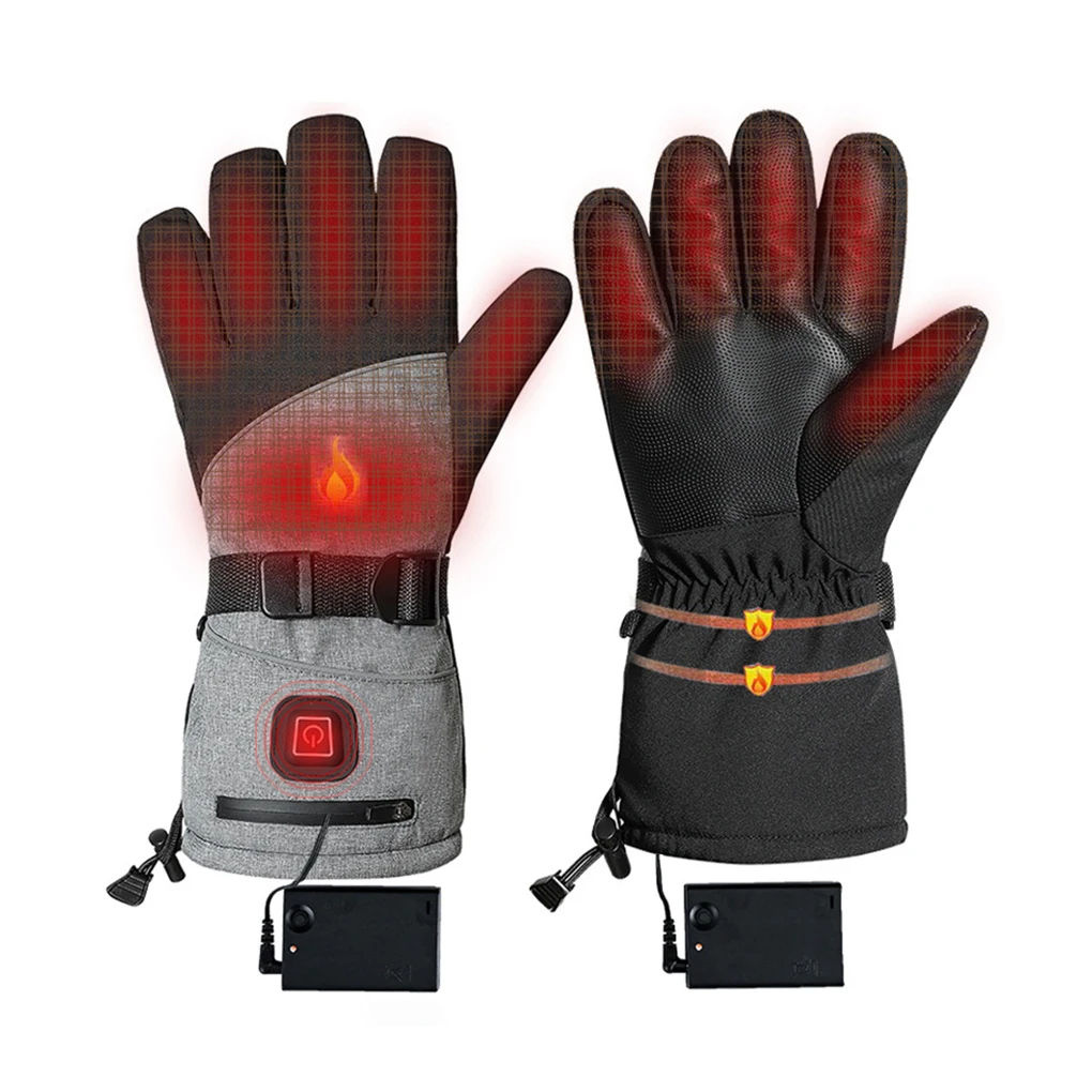Stay Toasty All Thermal Rechargeable Electric And Thermal Glove Thermal Protection Riders Gloves Rechargeable black