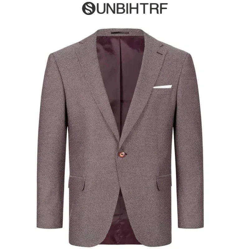 

Men's suit, single-top jacket style, one-piece set, single coat