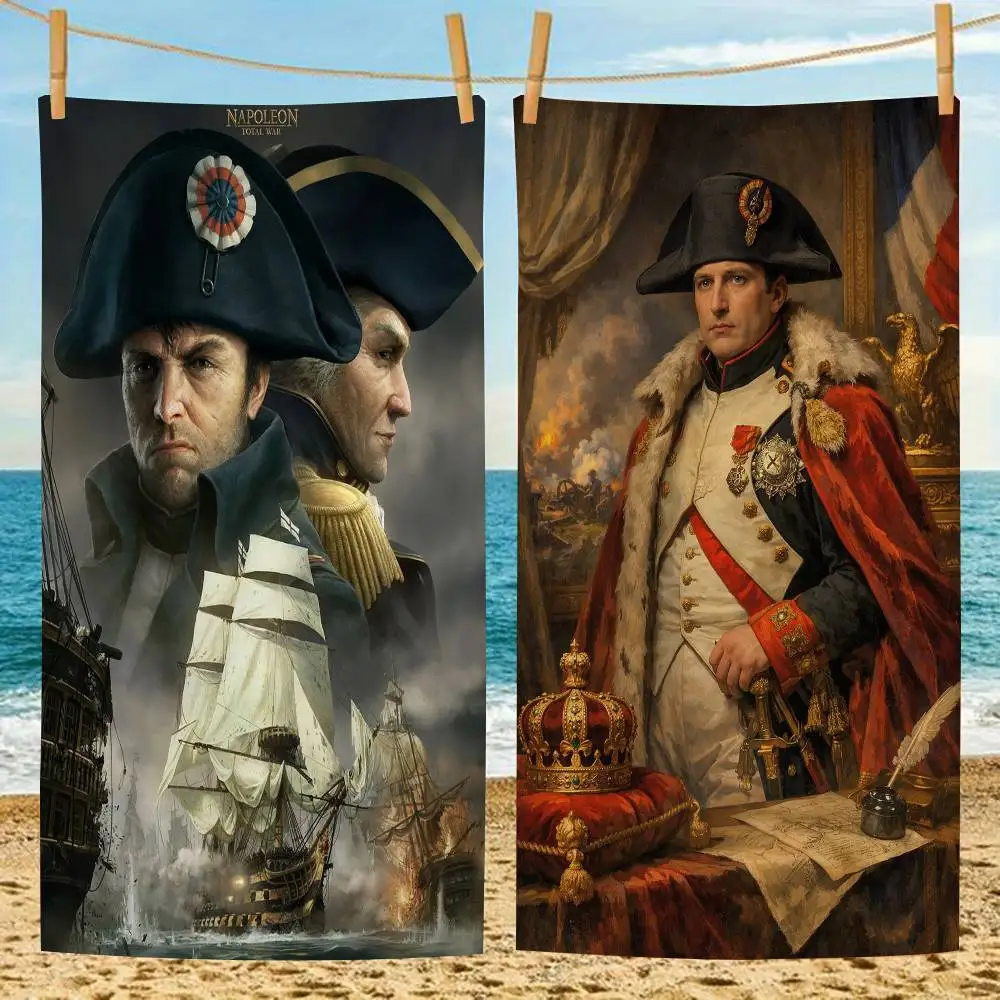 Napoleon Bonaparte art Microfiber Beach Towel Absorbent Quick dry Soft Yoga Swimming Resort Mountain Climbing Towel