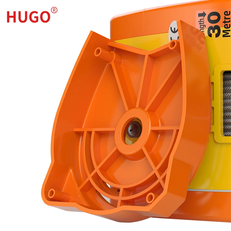 hugo 250kg 300kg 30m Motor 2 Post Lifting Machine Mini Winch Electric Wire Rope Hoist