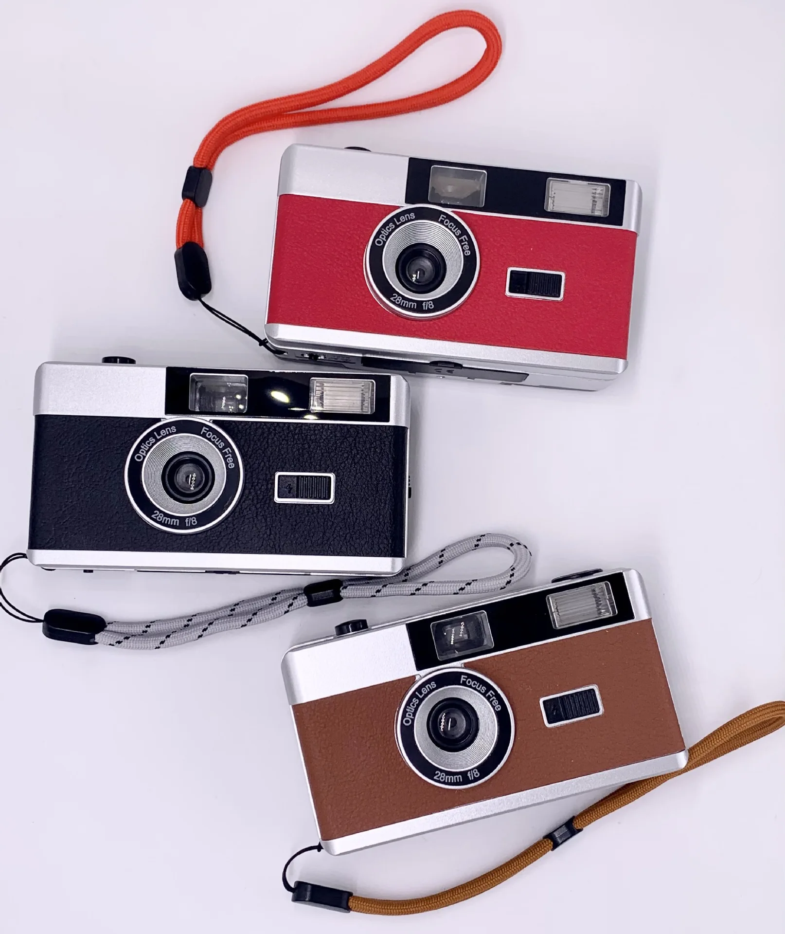 BHF-01 35MM Film Camera With Flash Iight Multiple Use Of Vintage Film Photography Fool Non-Disposable Camera 135 Film/35Mm Film