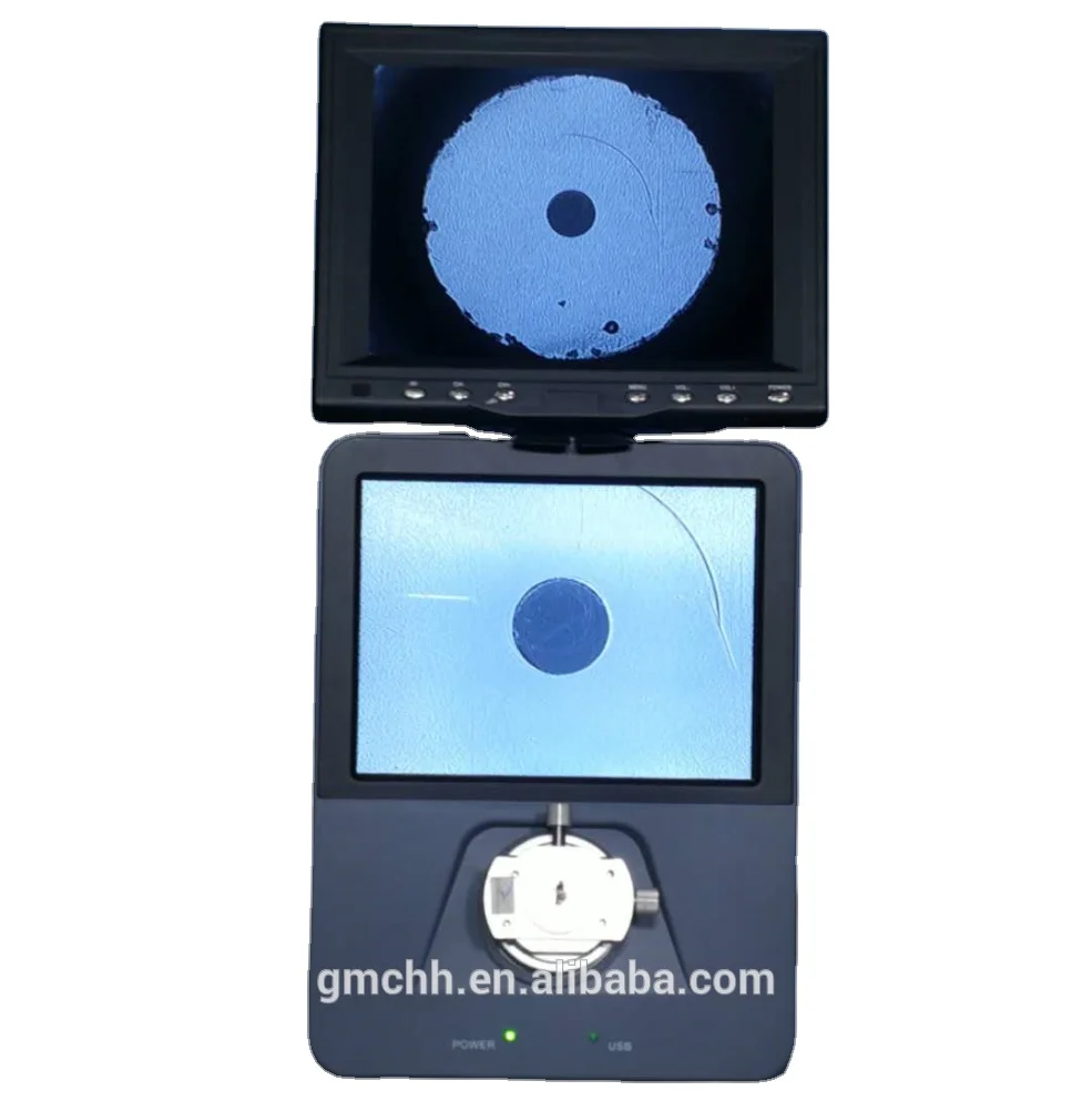 High definition Fiber optic Microscope with LED monitor equipment can test MPO MTP SC LC FC ect connectors