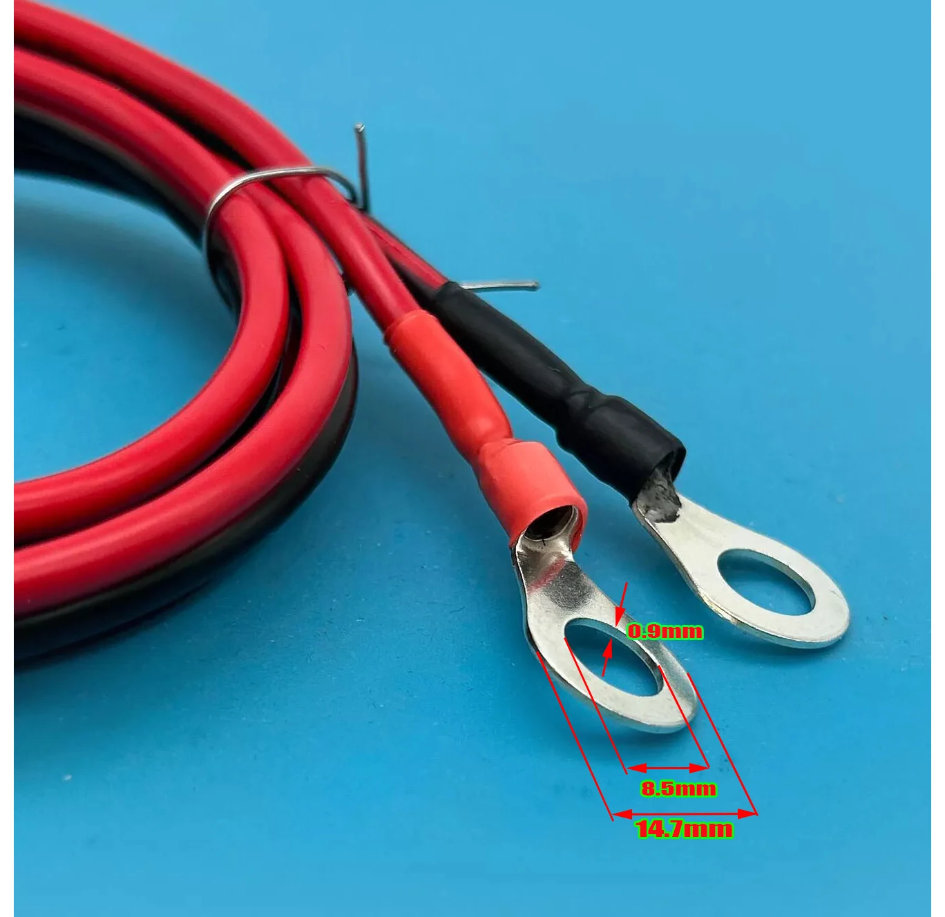 12AWG 30A Connector For Plug Lead To Lug M8 Terminal Battery Charging Copper Cable Electron Beam Cross 30cm-400cm