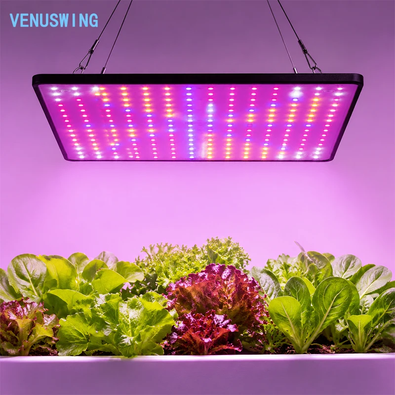 LED Full Spectrum Phytolamp EU Plug Ultrathin Plant Grow Lamp Adjustable Hanging Wire Plant Cultivation Lamp Square Grow Light