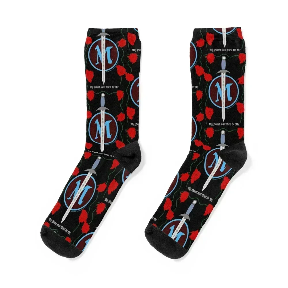 Calcetines Redwall anime fútbol hip hop invierno calcetines térmicos para hombre medias móviles para mujer calcetines de algodón para escalar para hombre y mujer