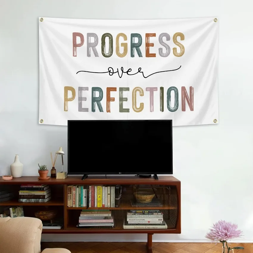 Inspirational Quote Tapestry Wall Hanging Motivational Poster for Classroom Bedroom Dorm Office Room Aesthetic Home Decor