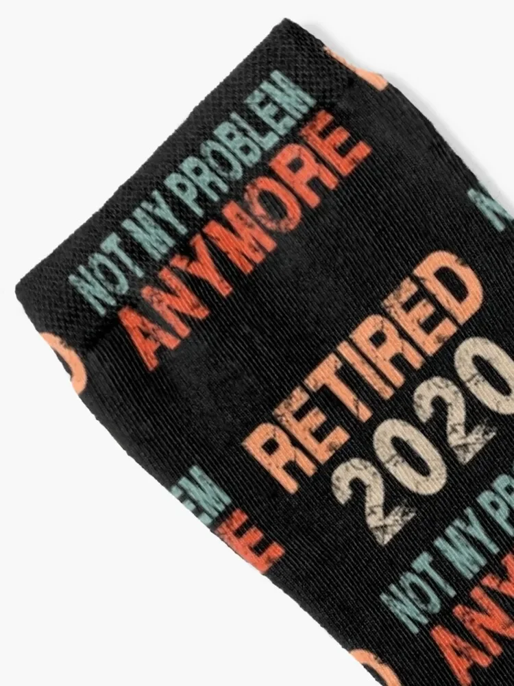 Retired 2020 Not my Problem anymore Socks funny gifts hiking set anime Men's Socks Women's