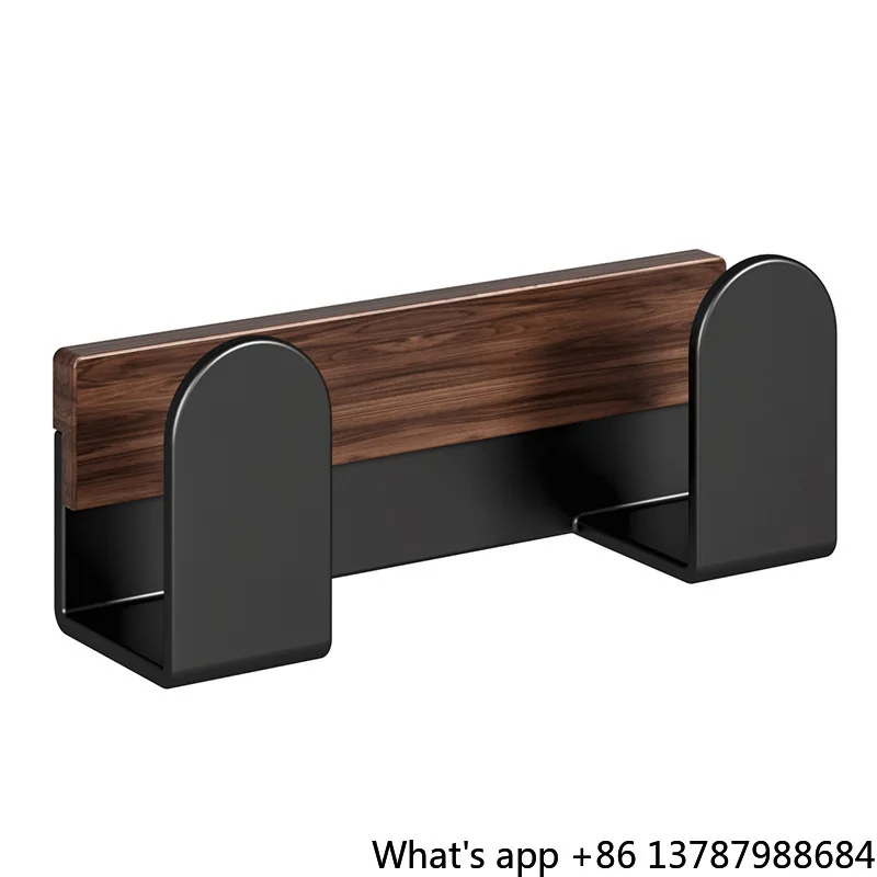 No Punching Kitchen Cutting Board Drain Rack Wall Hanging High Quality Walnut Lid Rack