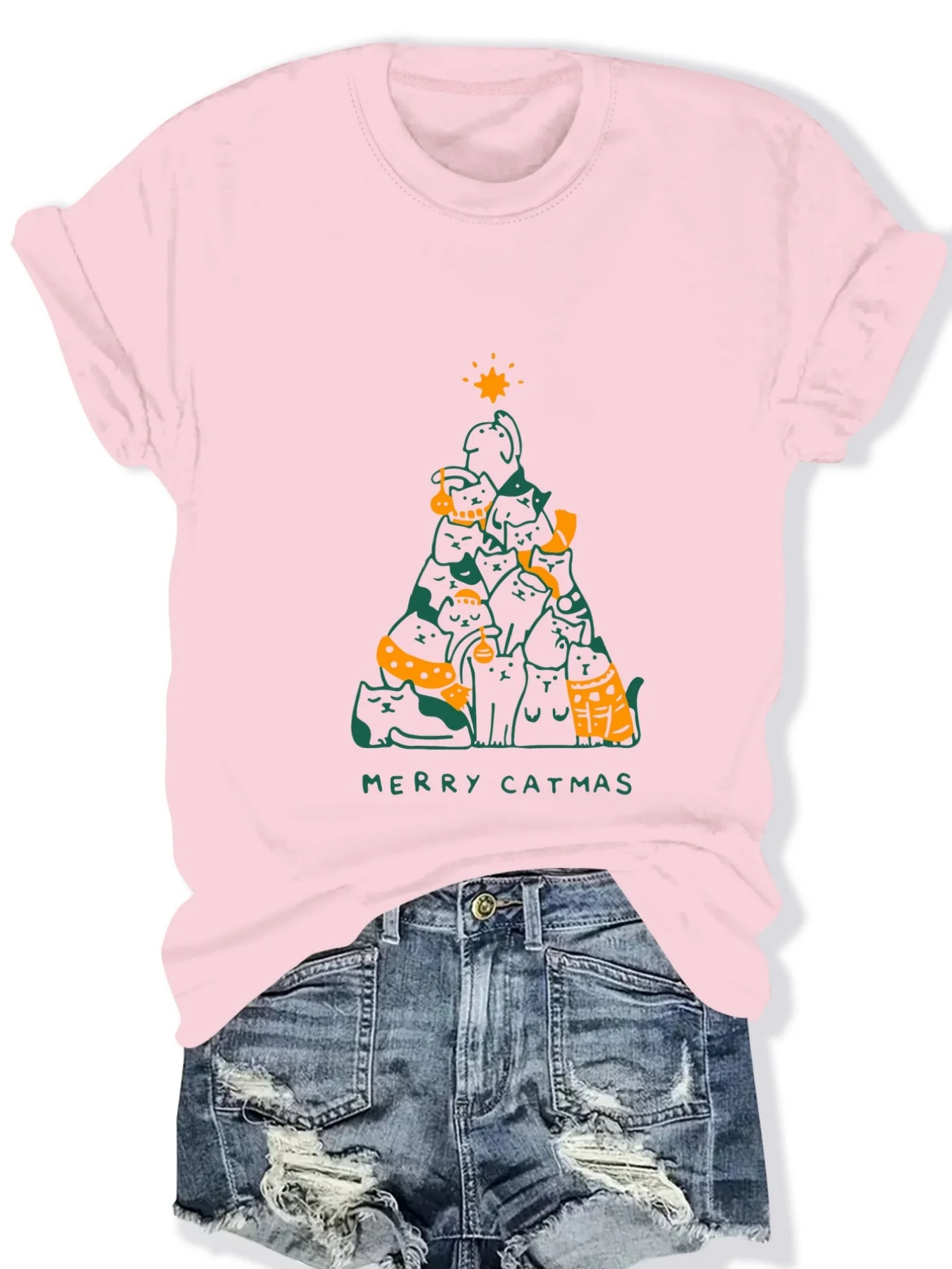 여성을 위한 패셔너블한 동물 프린트 반팔 탑 트렌디한 여성 티셔츠 캐주얼 여름 의류