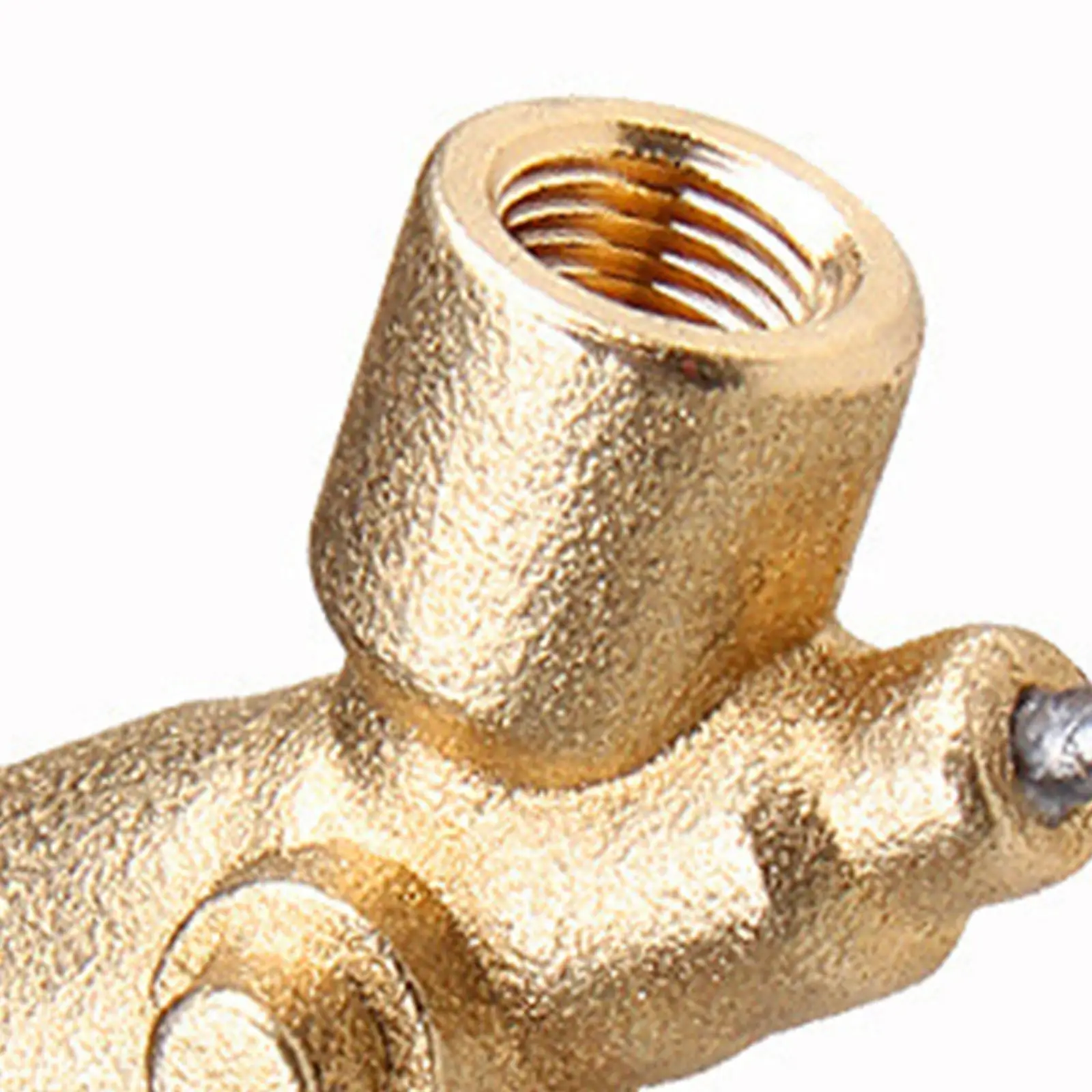 Copper Pivoting Coupler Connector Garden Lawn Cleaning 9mm Thread Converter
