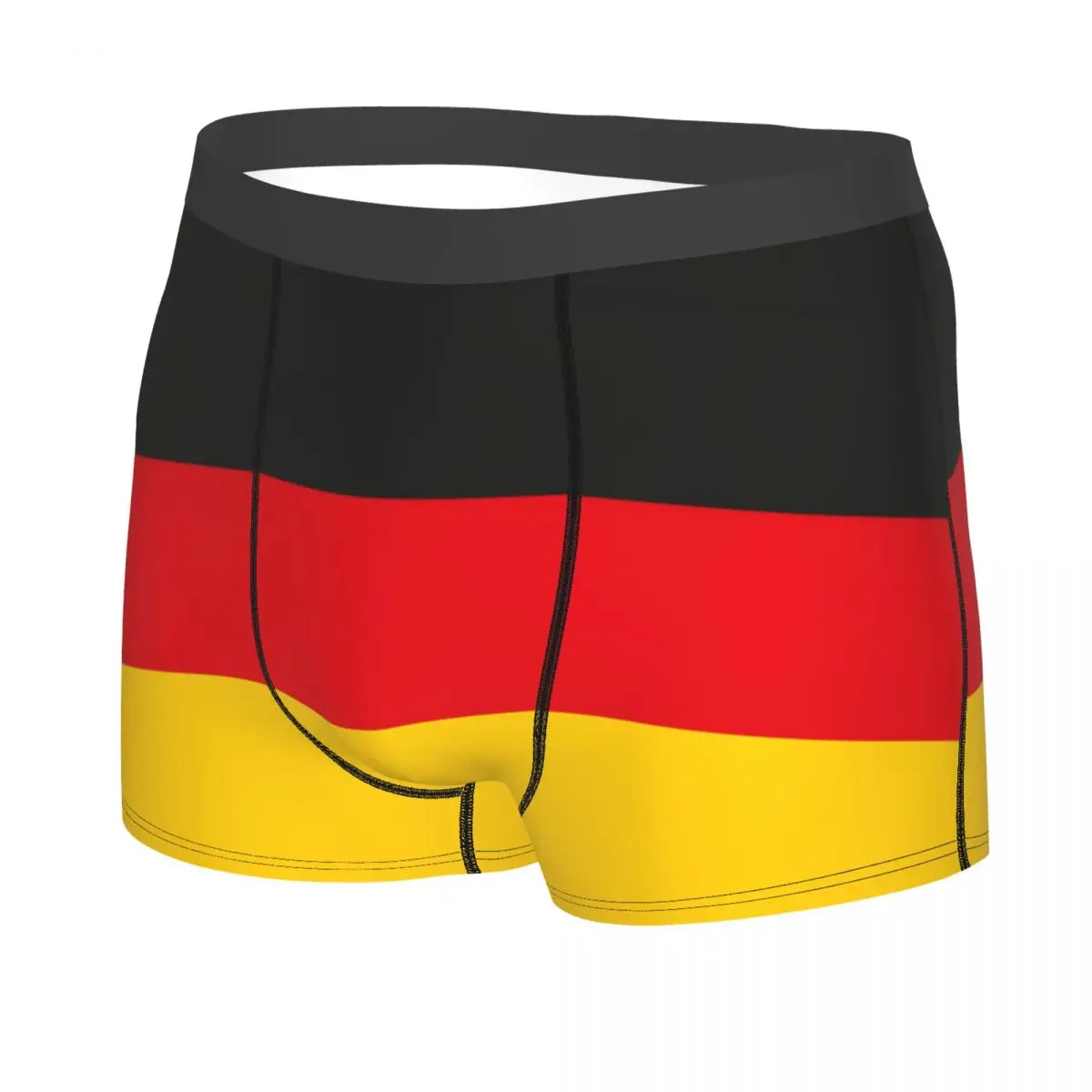 Custom Germany Flag Underwear Male Printed Boxer Briefs Shorts Panties Breathable Underpants