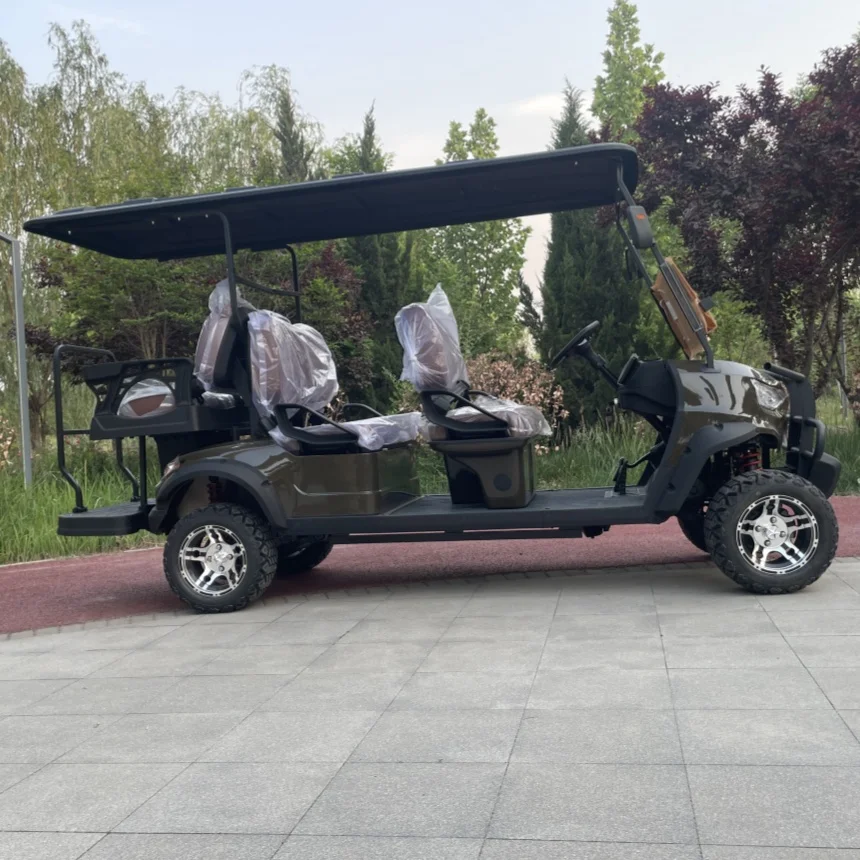 High Quality Electric Golf Cart Increase Vehicle Reliability 72V Lithium Battery 2/4/6 Seats New Energy Electric Four-Wheel Car