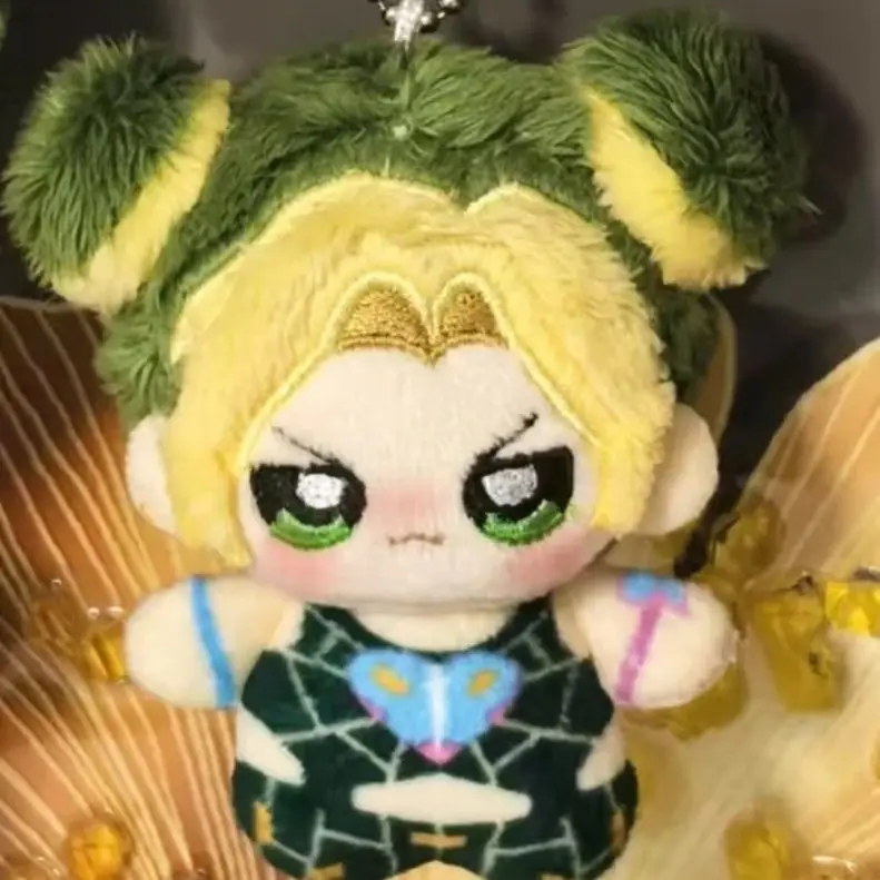 Peluche Anime JOJO Jolyne Cujoh en coton Nunu, 10cm, cadeau Surprise parfait pour les enfants amis ou pendentif sac à dos