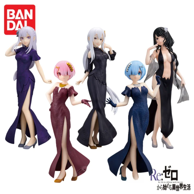 

In Stock Bandai Original Banpresto Re Life In A Different World From Zero Rem Ram Action Figure Model Doll Brand New Boxed