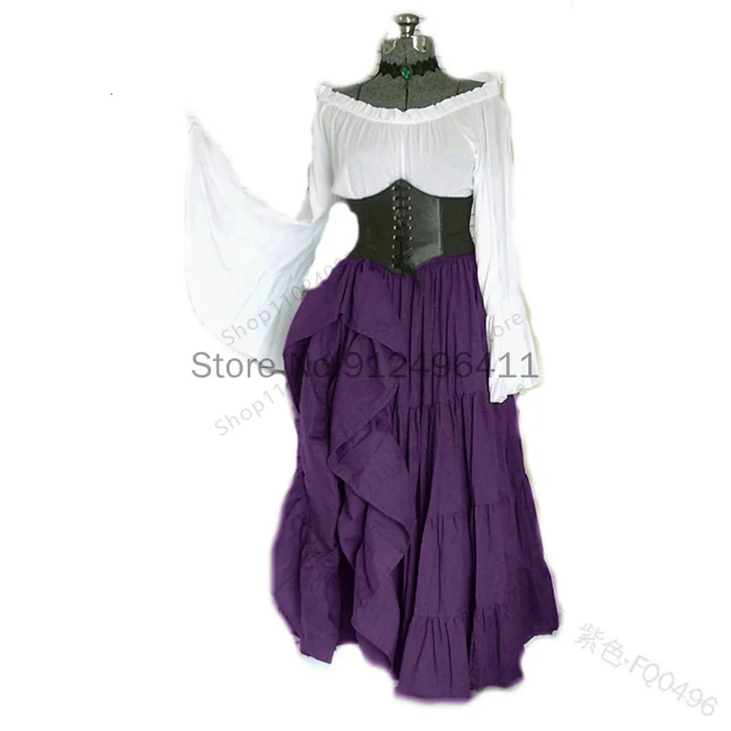 Masquerade Victorian Gothic Queen Evening Dress Medieval Renaissance Elf Princess Lolita Party Women Dance Retro Cosplay Costume