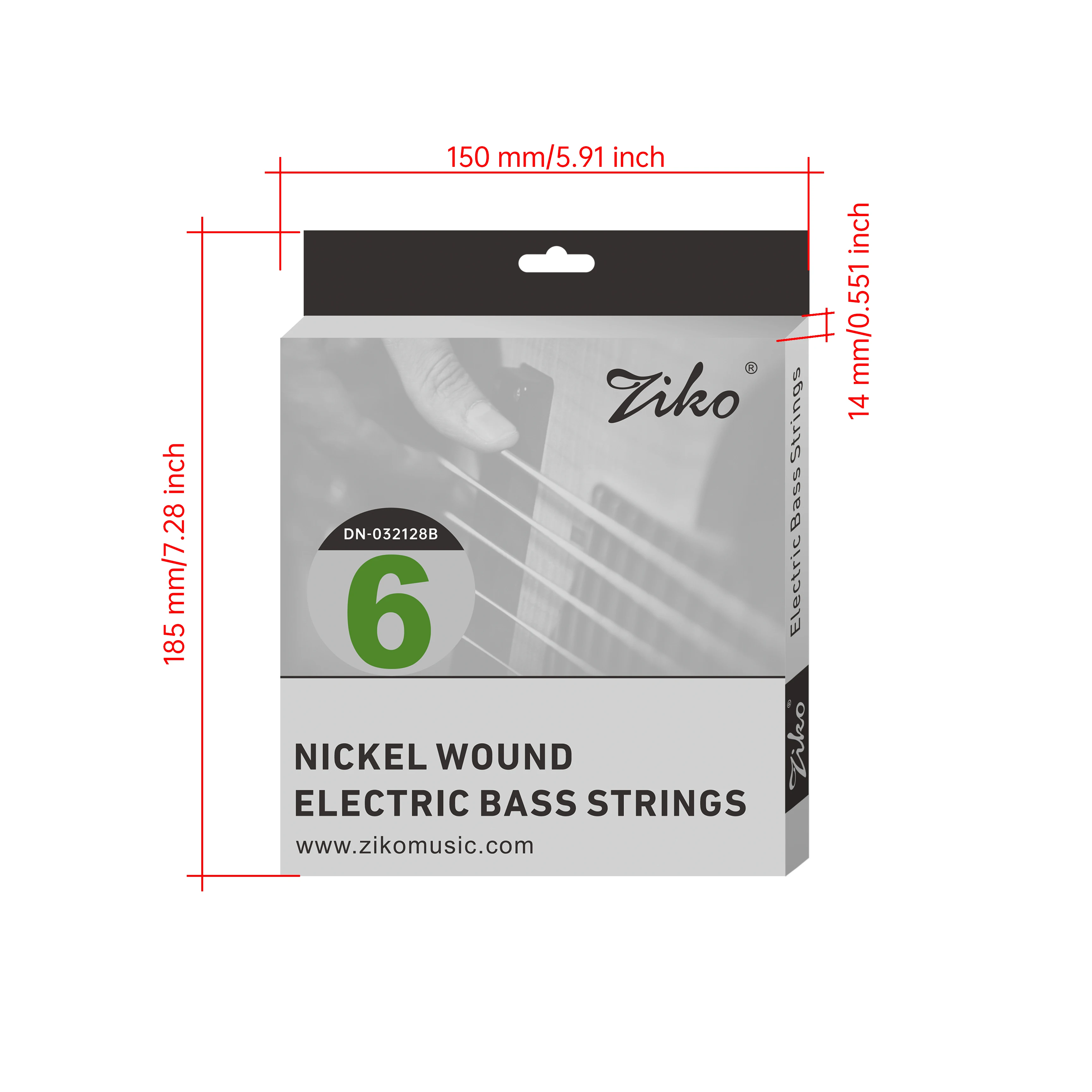 ZIKO 4-Saiten 5-Saiten 6-Saiten E-Bass-Saiten Superleicht Langlebig Großhandel Musikinstrumente Zubehör – Detail 26