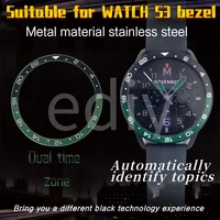 Adecuado para el reloj Xiaomi S3, bisel original, esfera S3, doble zona horaria, versión Bluetooth, versión eSIM, reconocimiento automático.