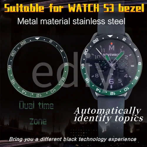 Imagen 1 del producto Adecuado para reloj Xiaomi S3, reloj con bisel original, esfera S3, zona horaria dual, versión Bluetooth, versión esim, reconocimiento automático