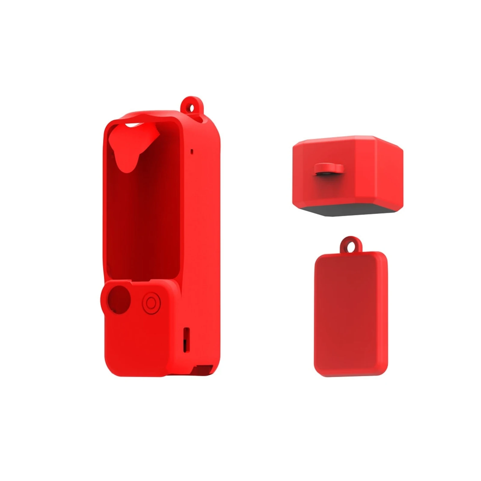 Puluz 3 In 1 Siliconen Hoes Set Voor Dji Osmo Pocket 3 Vlog Camera Accessoires