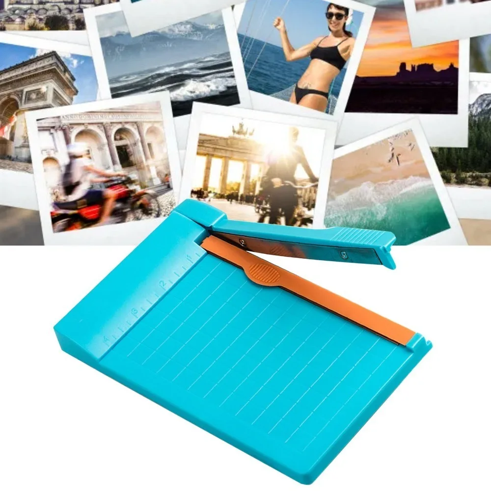 Lightweight Mini Photo Cutter Handheld Precise Cut Portable Paper Trimmer Smooth Cut Small Size Business Card Cutter
