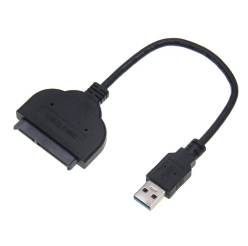 30pcs 22 Pin SATA to USB Connector Cable USB3.0 To Sata Adapter Cord Converter For 2.5 Inch External HDD SSD for PC Computer