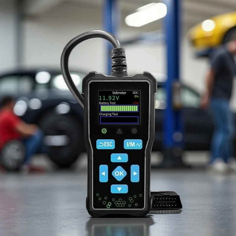 

Тестер автомобильного аккумулятора Сканер аккумулятора Устройство осмотра автомобиля Сканер неисправностей аккумулятора Диагностические инструменты Товары для ремонта автомобилей AT100