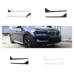 Front Fog Light Trim Cover Front Strip Trim Cover for BMW X1 F48 2020-2022 ABS 2PCS