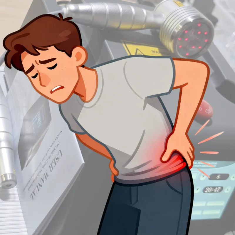 

Professional 808nm 650nm Laser Therapy Device, Medical Grade High Intensity for Physical Therapy Pain Relief Machine