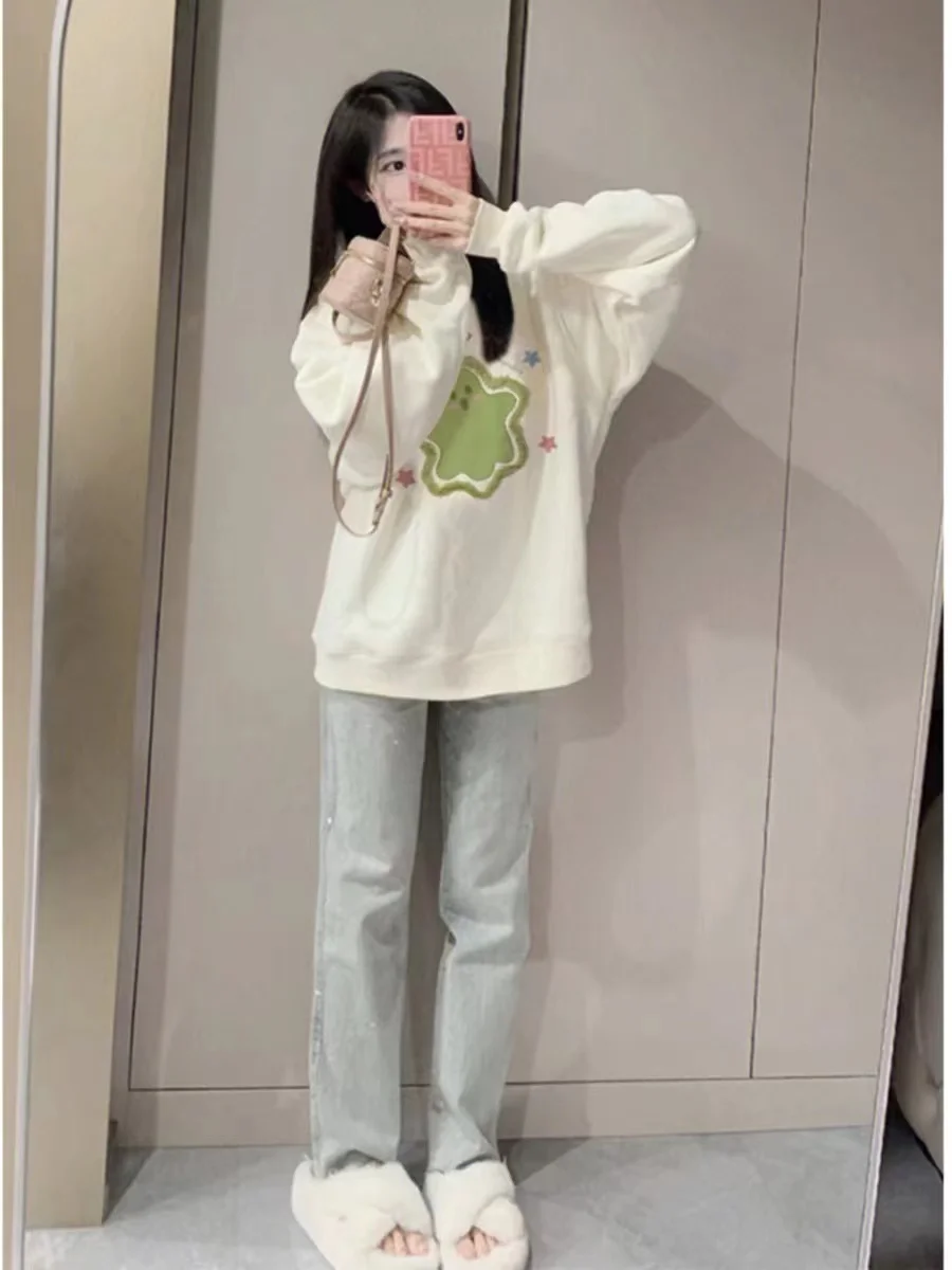 여성용 크롭 스웨트셔츠 가을 여성 의류 멀티 숄더 핸섬 크롭 베이스 액티브웨어 틴 슬리브스 불규칙한 디자인