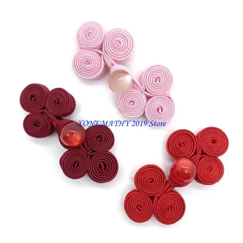 

F42F Chinese Cheongsam Buckle Traditional Knot Fastener Chinese Knot Buttons DIY Tool