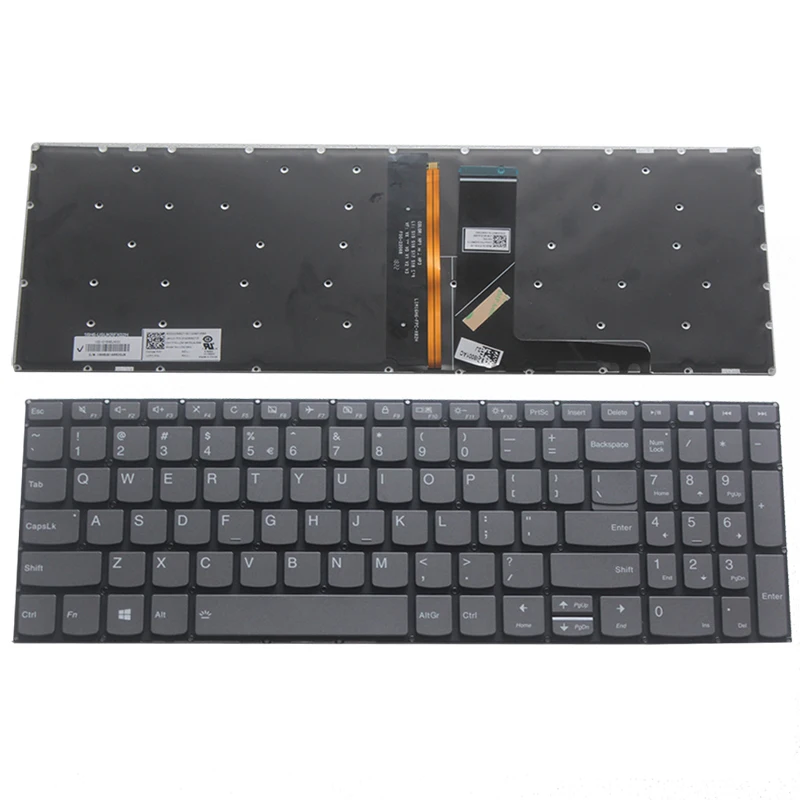 New US Keyboard For Lenovo IdeaPad S340-15 S340-15iwl S340-15api S340-15iml S340-15iil US Laptop Keyboard Black