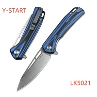 Y-START VG10 Steel Blade Folder G10 Micarta Handle Pocket Hunting Outdoor Knives Utility EDC LK5021N