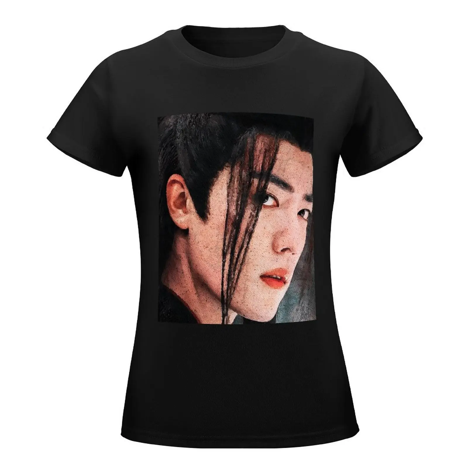 Xiao Zhan, Wei Ying, Wei Wuxian, Watercolour, The Untamed T-Shirt anime clothes graphics designer clothes Women luxury