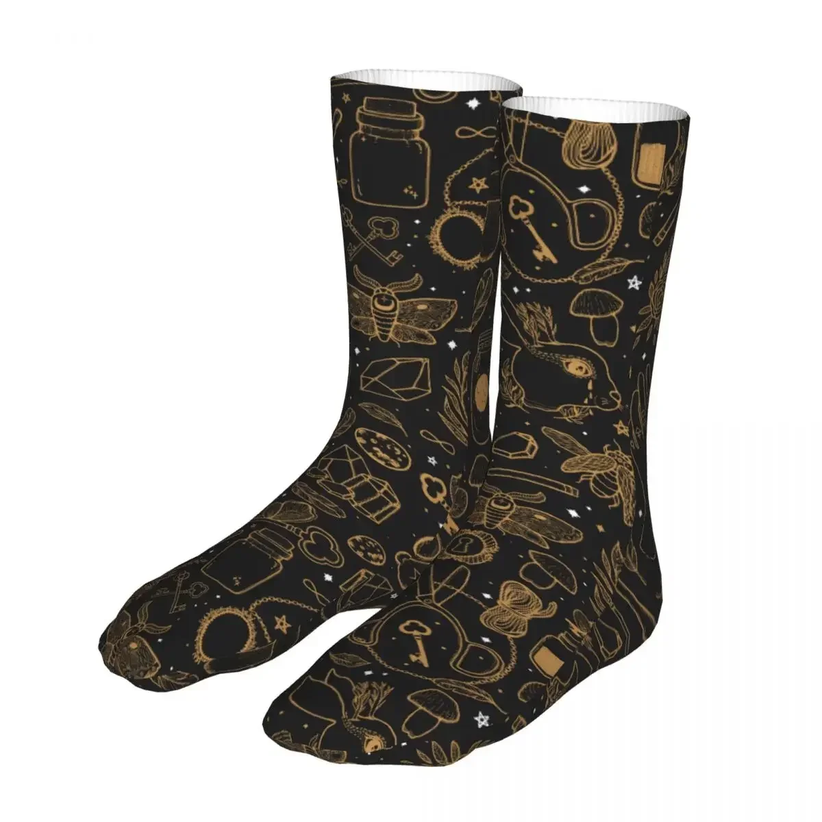 Mystic And Occult Hand Magic Socks Men's Women's Casual  Crazy Spring Summer Autumn Winter  Gift