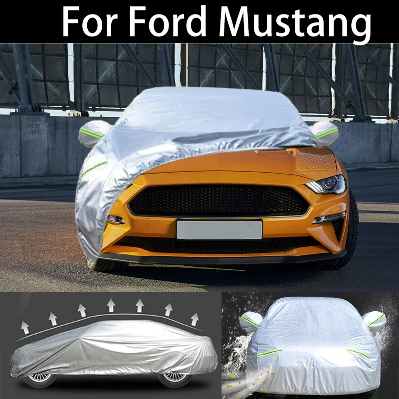 

For Ford Mustang winter Car Cover Dustproof Outdoor Indoor UV Snow Resistant Sun rain Protection waterproof hail cover for car