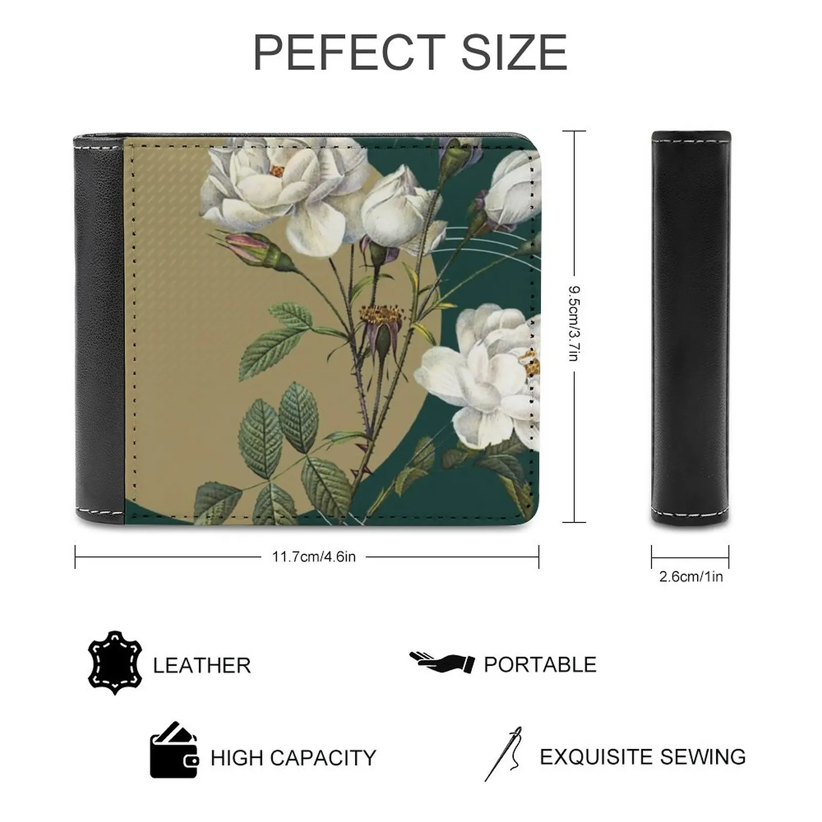 ポータルパターンメンズ財布レザーウォレット高級財布カードウォレット男性女性ポータルポータル 2 2 キューブ絞り科学 Glados