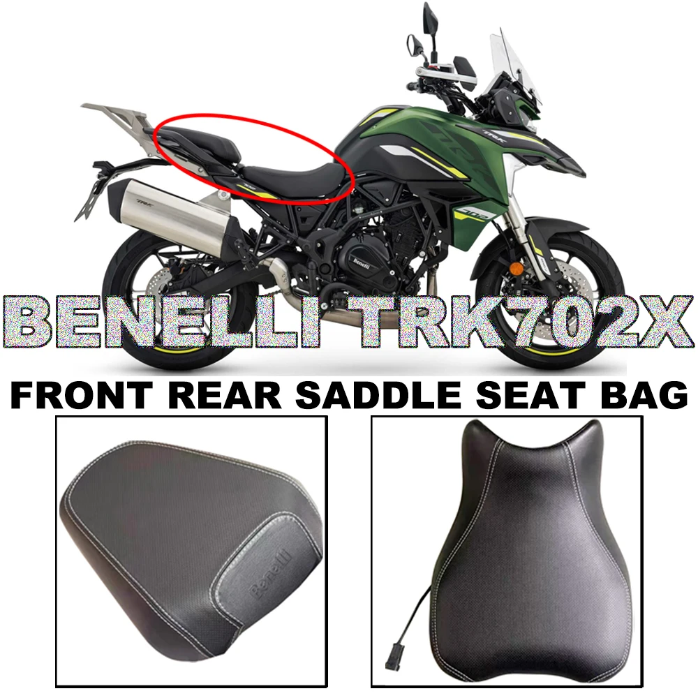 Motorcycle Modified Waist Protect Seat Cushion Comfort Front Rear Saddle Seat Bag Accessories For Benelli TRK702X TRK 702 X 702X