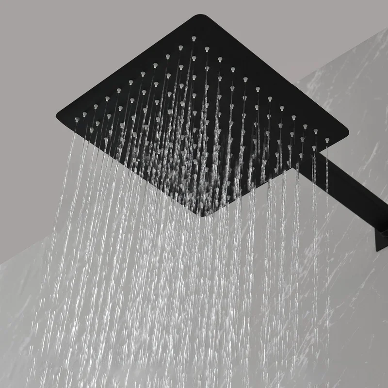 

12 Inch Wall Mount Square Rainfall Shower Head