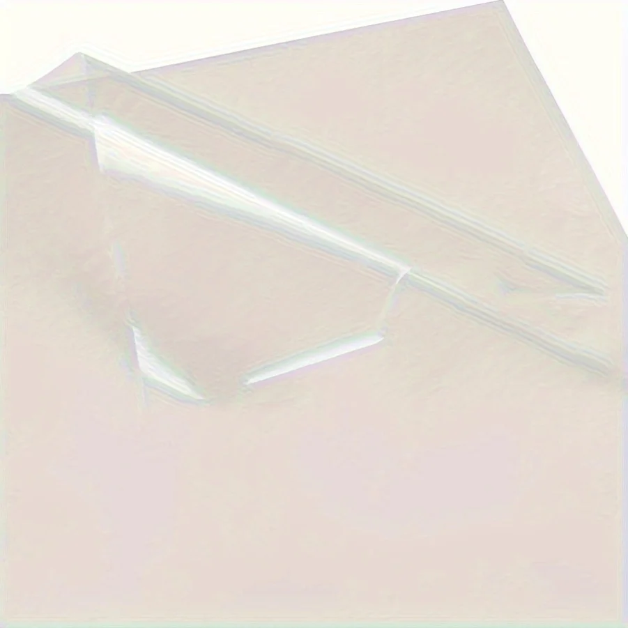 50-Pack PVC Waterproof L-Shaped Plastic Folders, A4 Document Holders and Rectangular Envelopes for Office Storage