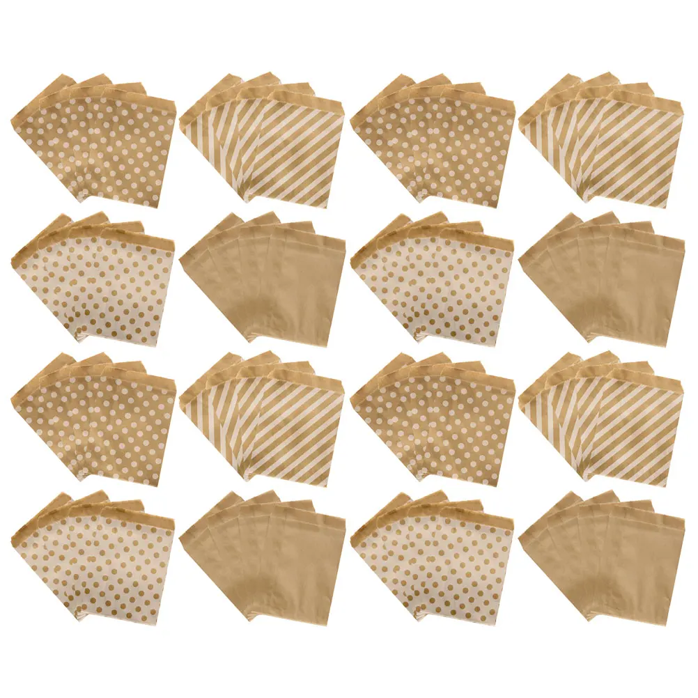

80Pcs Kraft Paper Envelopes Delicate Invitation Multi Use Cash Coin Storage Envelope Tip Envelopes for Accessory