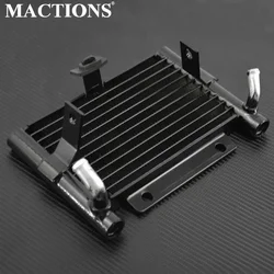 Motorcycle Oil Cooler Radiator Water Tank For Harley Touring Road King FLHR Electra Glide Ultra Classic FLHTCU FLHX FLTRX 17-18